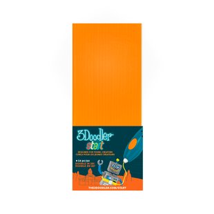 Набор стержней (24 шт) для 3D-ручки 3Doodler Start 3DS-ECO06-ORANGE-24 оранжевый