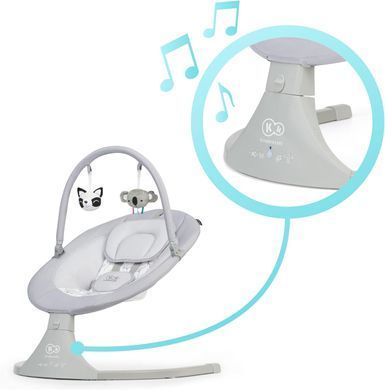 Крісло-гойдалка Kinderkraft Luli Gray KKBLULIGRY0000