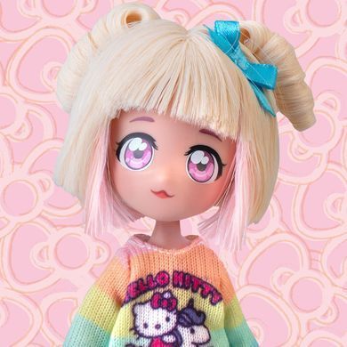 Стильна лялька Цукерочка-єдиноріг 4SF Manga Dolls Hello Kitty HKTF2000