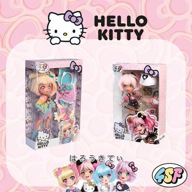 Стильна лялька Цукерочка-єдиноріг 4SF Manga Dolls Hello Kitty HKTF2000