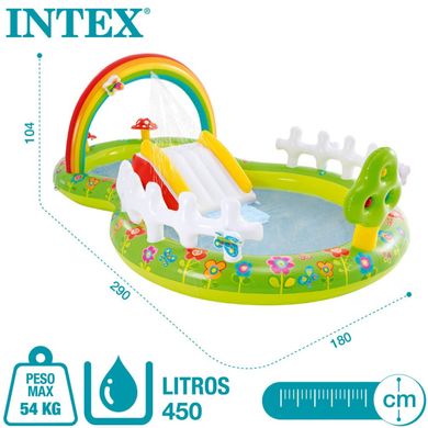 Дитячий ігровий центр басейн із гіркою My Garden Intex 57154