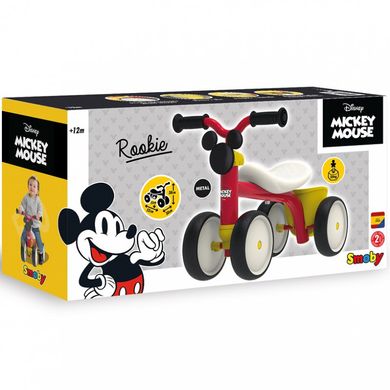 Дитячий чотириколісний біговел Mickey Mouse Rookie Ride Smoby 721404