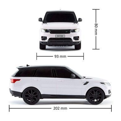 Автомобіль на радіокеруванні Range Rover Sport (1:24, 2.4Ghz, білий) KS Drive 124GRRW