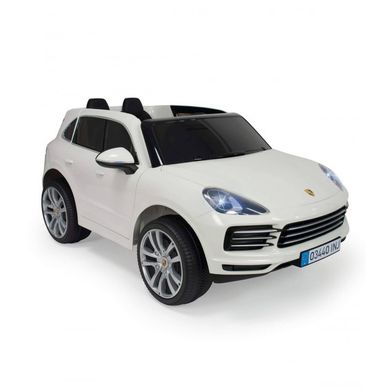 Двухместный детский электромобиль Porsche Cayenne S 12V MP3 Injusa 719 белый