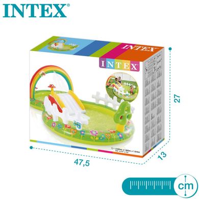 Дитячий ігровий центр басейн із гіркою My Garden Intex 57154