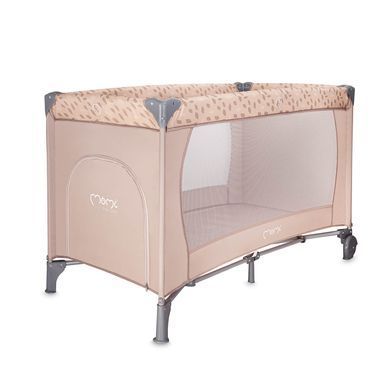 Детская кроватка 2в1 MoMi BELOVE LOZE00027 beige с сумкой для транспортировки в комплекте