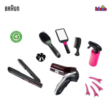 Дитячий набір перукаря Mega Braun Hairstyling Set Theo Klein 5873