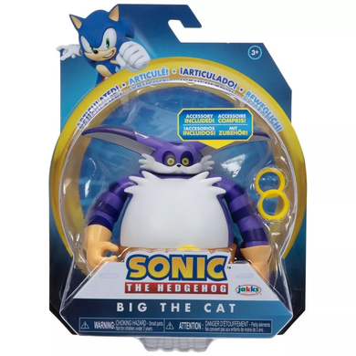 Игровая фигурка Модерн Кот Биг (10 см) Sonic the Hedgehog Big the Cat Jakks Pacific 41680i-GEN