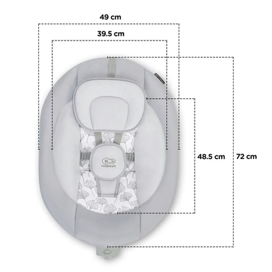 Крісло-гойдалка Kinderkraft Luli Gray KKBLULIGRY0000