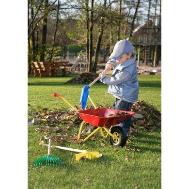 Металлическая детская тачка Rolly Toys Metall Schubkarre 270804 красная