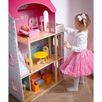 Большой деревянный кукольный домик Big Fancy Doll House Viga Toys 44570