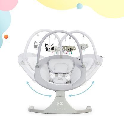 Крісло-гойдалка Kinderkraft Luli Gray KKBLULIGRY0000