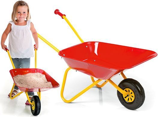 Металлическая детская тачка Rolly Toys Metall Schubkarre 270804 красная