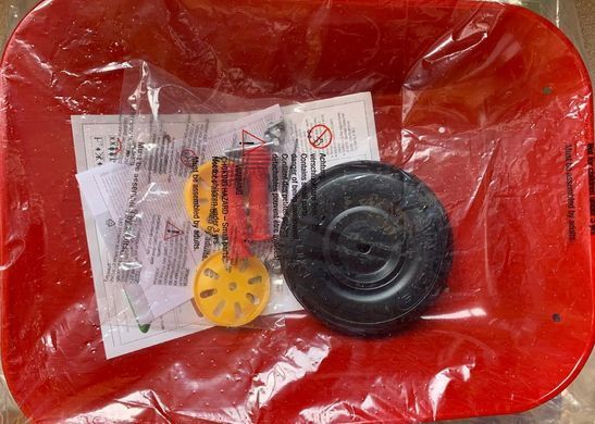 Металлическая детская тачка Rolly Toys Metall Schubkarre 270804 красная