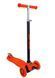 LED триколісний дитячий самокат (до 75 кг) Kids Scooter GO Travel maxi LS306OR помаранчевий