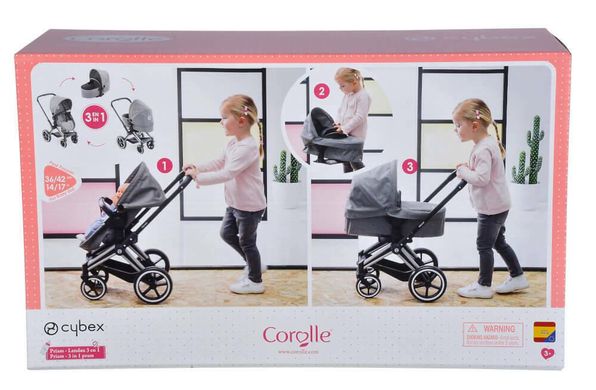 Коляска для ляльки Priam Cybex (3 в 1) зі знімною люлькою Corolle 9000140770