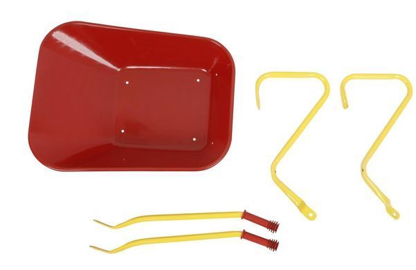 Металлическая детская тачка Rolly Toys Metall Schubkarre 270804 красная