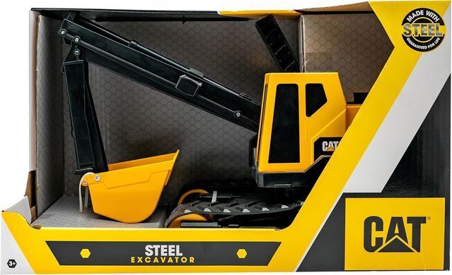 Большой металлический гусеничный экскаватор CAT Steel Excavator (51 см) Funrise 82354