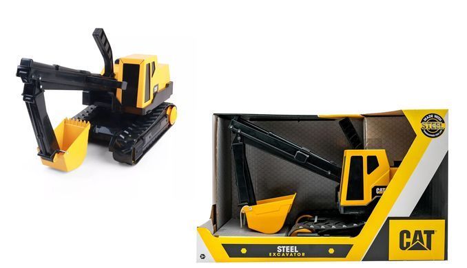 Большой металлический гусеничный экскаватор CAT Steel Excavator (51 см) Funrise 82354