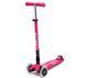Складаний дитячий самокат Maxi Micro Deluxe Foldable LED Shocking Pink MMD096 від 5 до 12 років