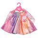 Одежда для куклы Baby Born Платье Радуга Zapf Creation 836132
