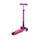 Складаний дитячий самокат Maxi Micro Deluxe Foldable LED Shocking Pink MMD096 від 5 до 12 років