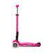 Складаний дитячий самокат Maxi Micro Deluxe Foldable LED Shocking Pink MMD096 від 5 до 12 років