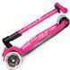 Складаний дитячий самокат Maxi Micro Deluxe Foldable LED Shocking Pink MMD096 від 5 до 12 років