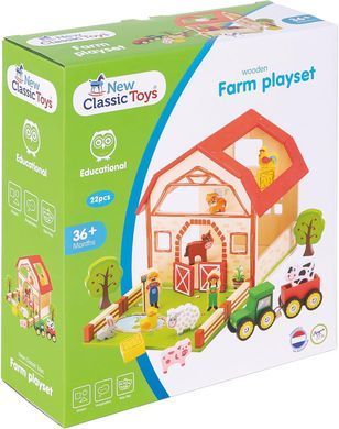 Деревянный игровой набор Ферма New Classic Toys 10850