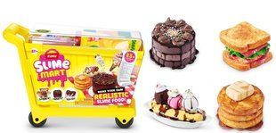 Набор со слаймами Тележка вкусностей Slime Mart Shopping Cart Slime Kit Make Your Own Realistic Slime Food Zuru 15907