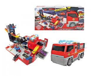 Игровой набор 2 в 1 Пожарная машина (49 см) Fire City Playset Dickie Toys 3719005 свет и звук