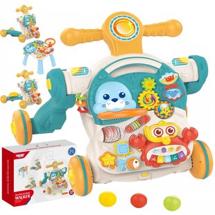 Игровой развивающий столик- ходунки Ride On 4 в 1 Woopie 47597