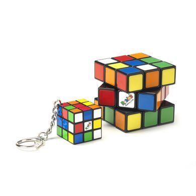 Уценка набор головоломок кубик Рубика 3х3 и мини-кубик 3х3 с кольцом Rubik's Classic Spin Master 6062800