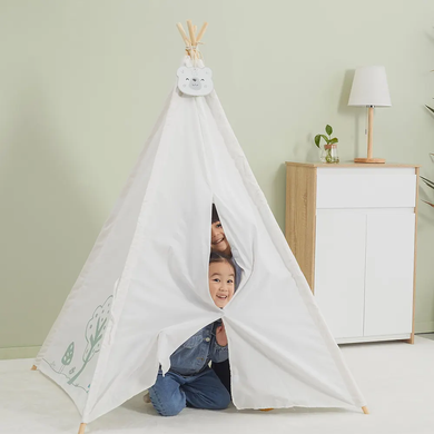 Деревянная палатка для детей PolarB Tipi Teepee Tent Viga Toys 44095