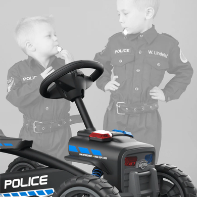 Дитячий педальний картинг Buzzy Police Berg 24.30.22.00 зі звуком та світлом