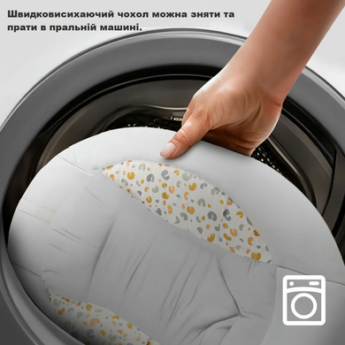 Крісло-гойдалка Kinderkraft Lumi 2 Light Grey KBLUMI02LGR0000