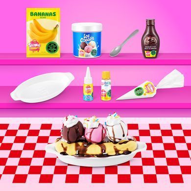 Набор со слаймами Тележка вкусностей Slime Mart Shopping Cart Slime Kit Make Your Own Realistic Slime Food Zuru 15907