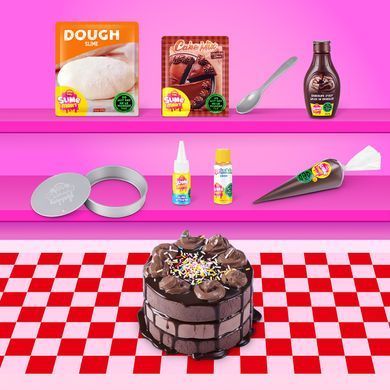 Набор со слаймами Тележка вкусностей Slime Mart Shopping Cart Slime Kit Make Your Own Realistic Slime Food Zuru 15907