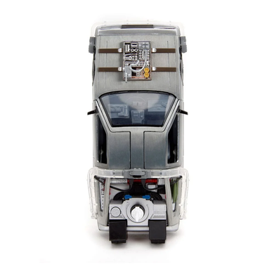 Металева машина 1/24 DeLorean Назад у майбутнє 3 Time Machine Jada Toys 253255073 зі світлом