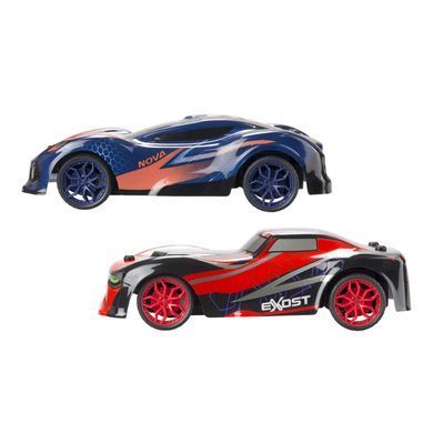 Уценка Набор машинок на радиоуправлении Exost Star Cross Duo (1:28, 2.4 GHz) Silverlit 20647 красная и синяя