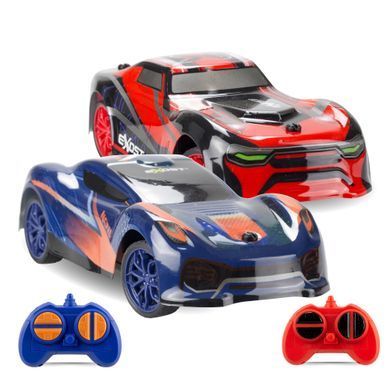 Уценка Набор машинок на радиоуправлении Exost Star Cross Duo (1:28, 2.4 GHz) Silverlit 20647 красная и синяя