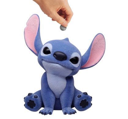 Флокированная копилка Стич серии Лило и Стич (2025) Stitch Flocked Figural PVC Bank Monogram 83424