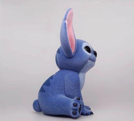 Флокированная копилка Стич серии Лило и Стич (2025) Stitch Flocked Figural PVC Bank Monogram 83424