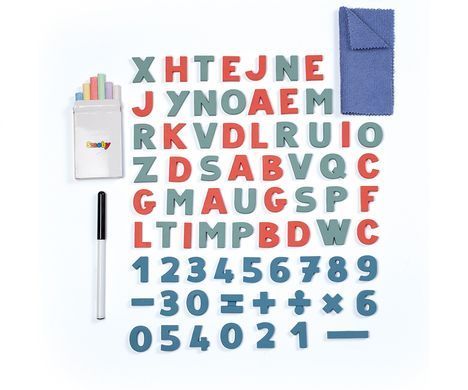Двосторонній мольберт на металевих ніжках Літери та цифри Smoby Metal Board 410308