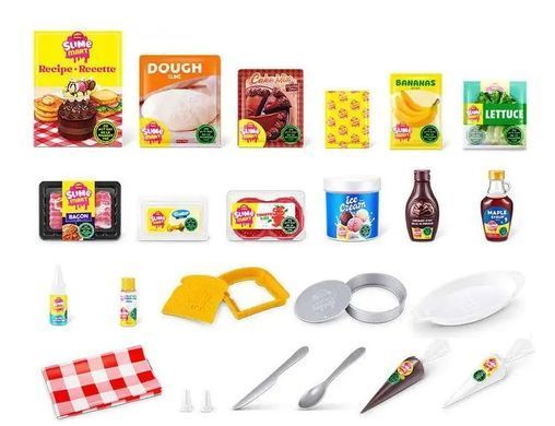 Набор со слаймами Тележка вкусностей Slime Mart Shopping Cart Slime Kit Make Your Own Realistic Slime Food Zuru 15907