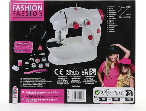 Электрическая детская швейная машинка Fashion Passion Theo Klein 7901 Kids sewing machine