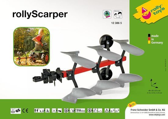 Плуг для детского трактора rollyScraper Rolly Toys 123865