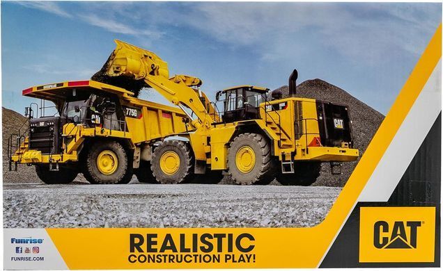 Уценка Большой металлический гусеничный экскаватор CAT Steel Excavator (51 см) Funrise 82354