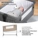 Дитяче приставне ліжечко Neste Grow Light Grey Full Wood Kinderkraft KCNEGR00LGR000W