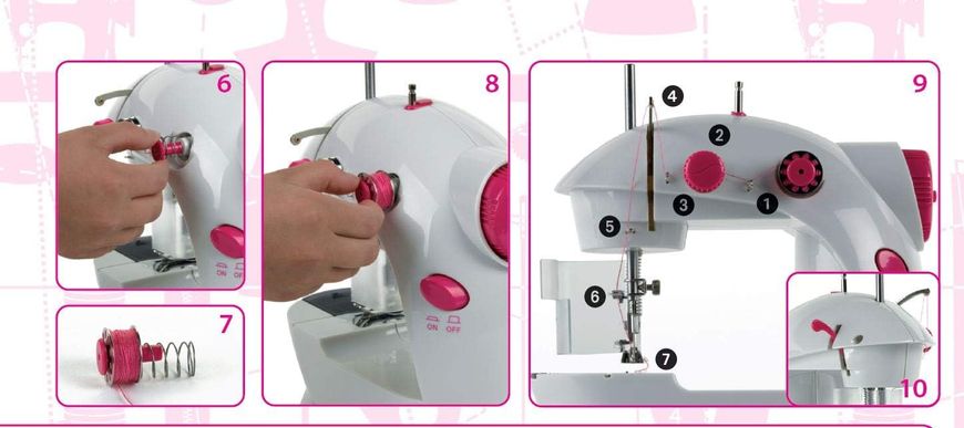 Электрическая детская швейная машинка Fashion Passion Theo Klein 7901 Kids sewing machine